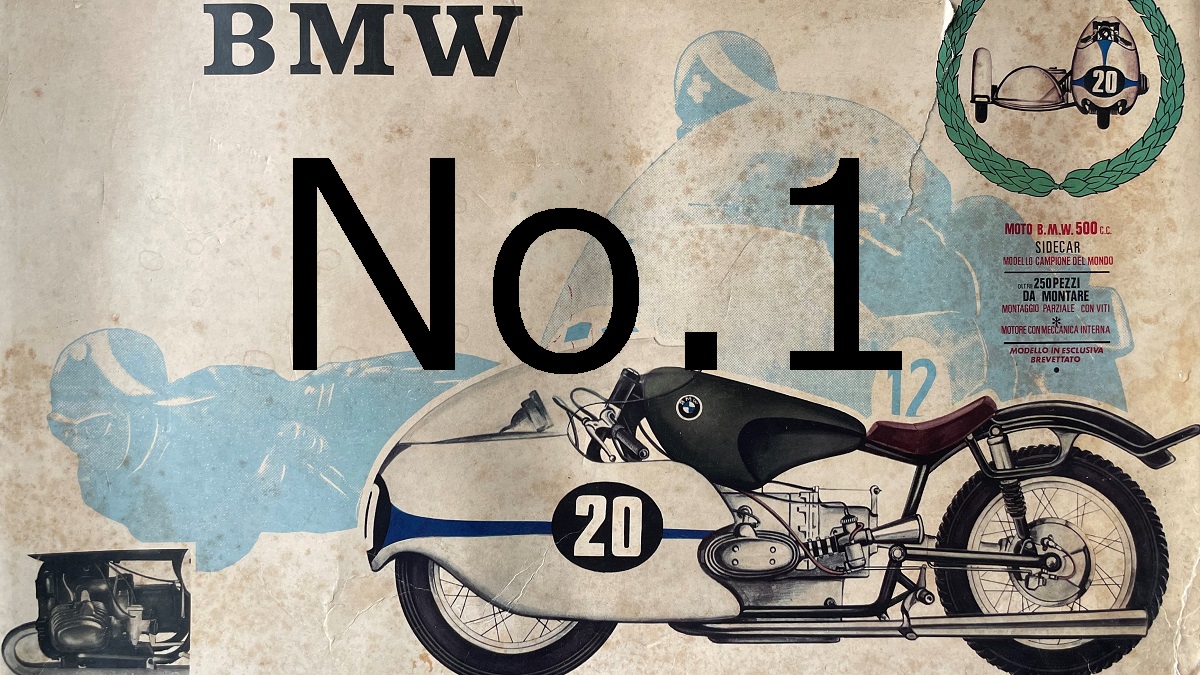 PROTAR 1/9 BMW 500 SIDECAR（その１） – MOTO MODELLINO